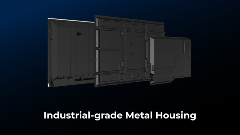 Industrial-grade metal housing