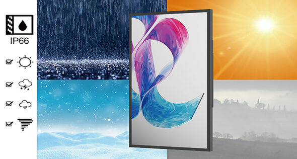 WTD Monitor Wallmount outdoor high brightness wink series