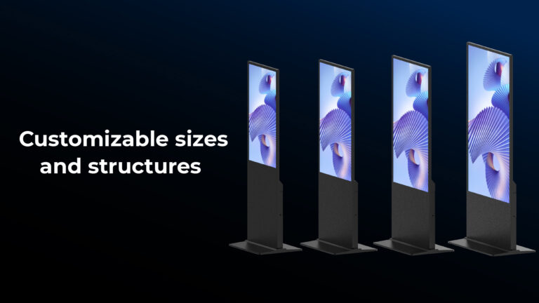 Customizable sizes and structures