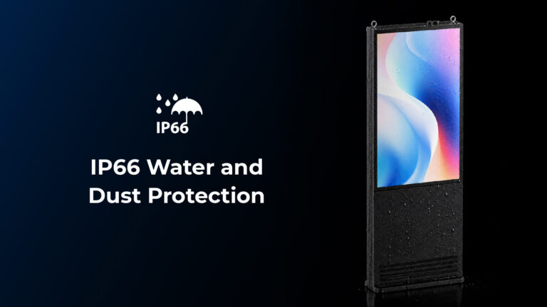 IP66 protection (waterproof & dustproof)