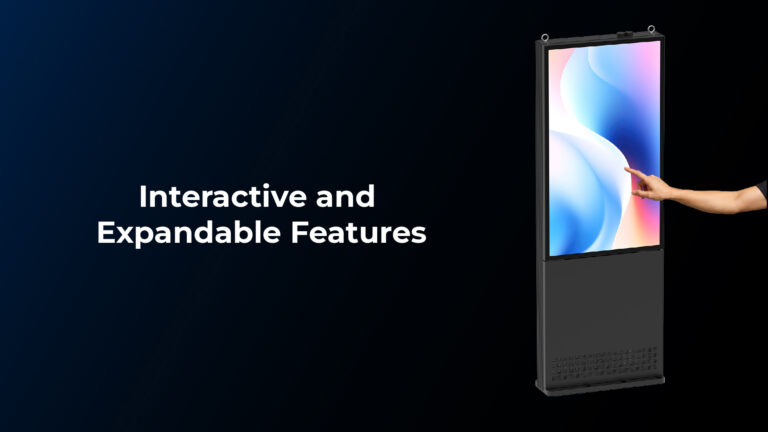 Interactive and expandable features