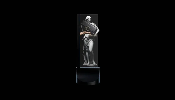 WTD-world-trade-display-OLED-Robot-Standing-Version-OT-W-R30-1