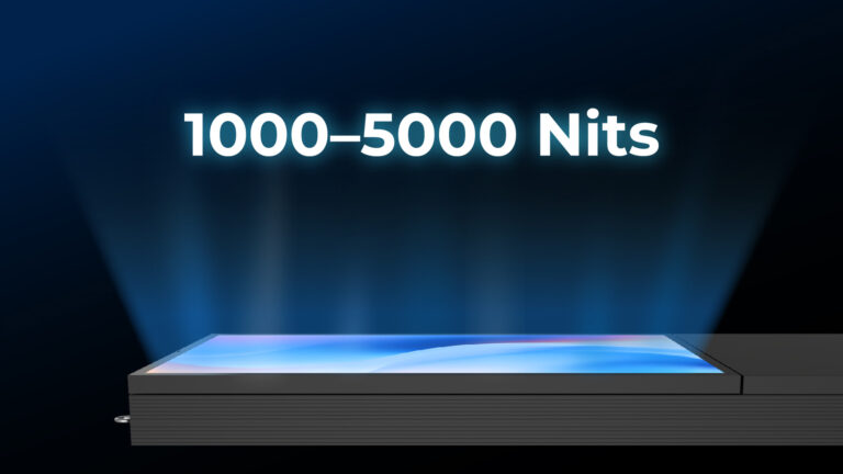 Luminosità: 1000–5000 nits