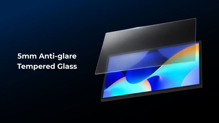5mm anti-glare tempered glass