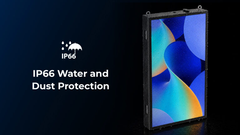 IP66 protection (waterproof & dustproof)