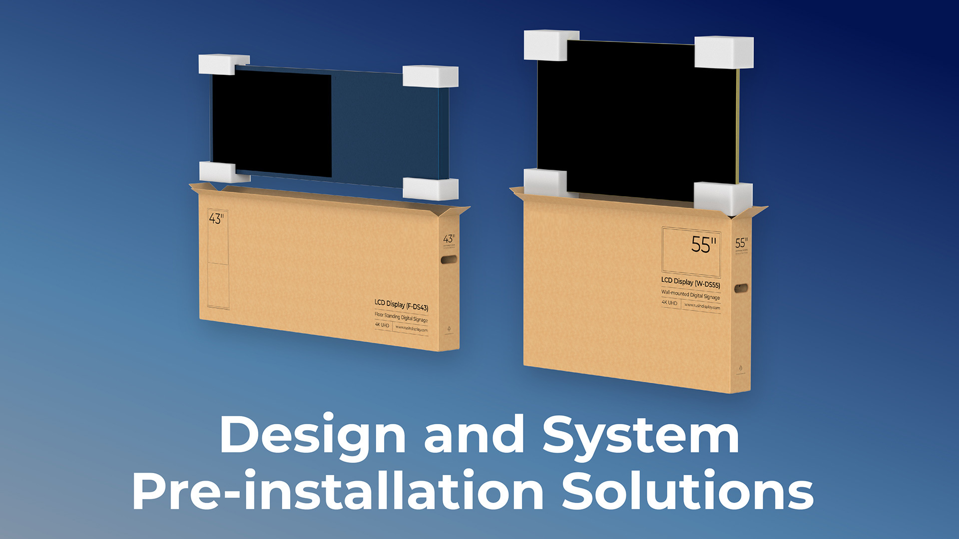 Soluzioni integrate: progettazione, branding e preinstallazione del sistema