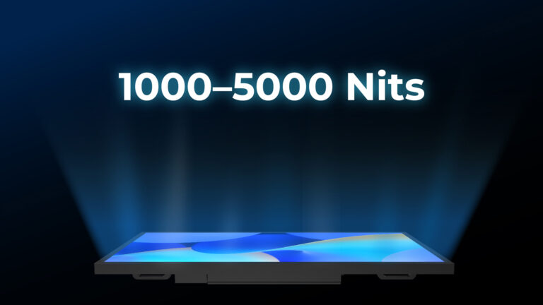 Brightness: 1000–5000 nits