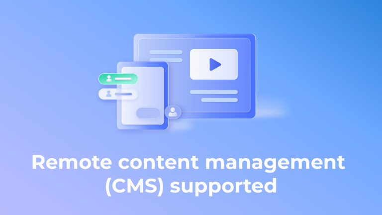 Supporto CMS per la gestione remota dei contenuti